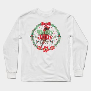 Holly and Jolly Vibes Long Sleeve T-Shirt